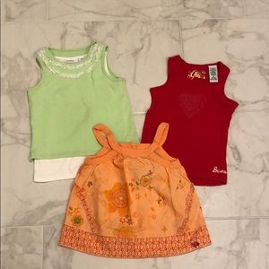 3 cute tops Absorba guess greendog